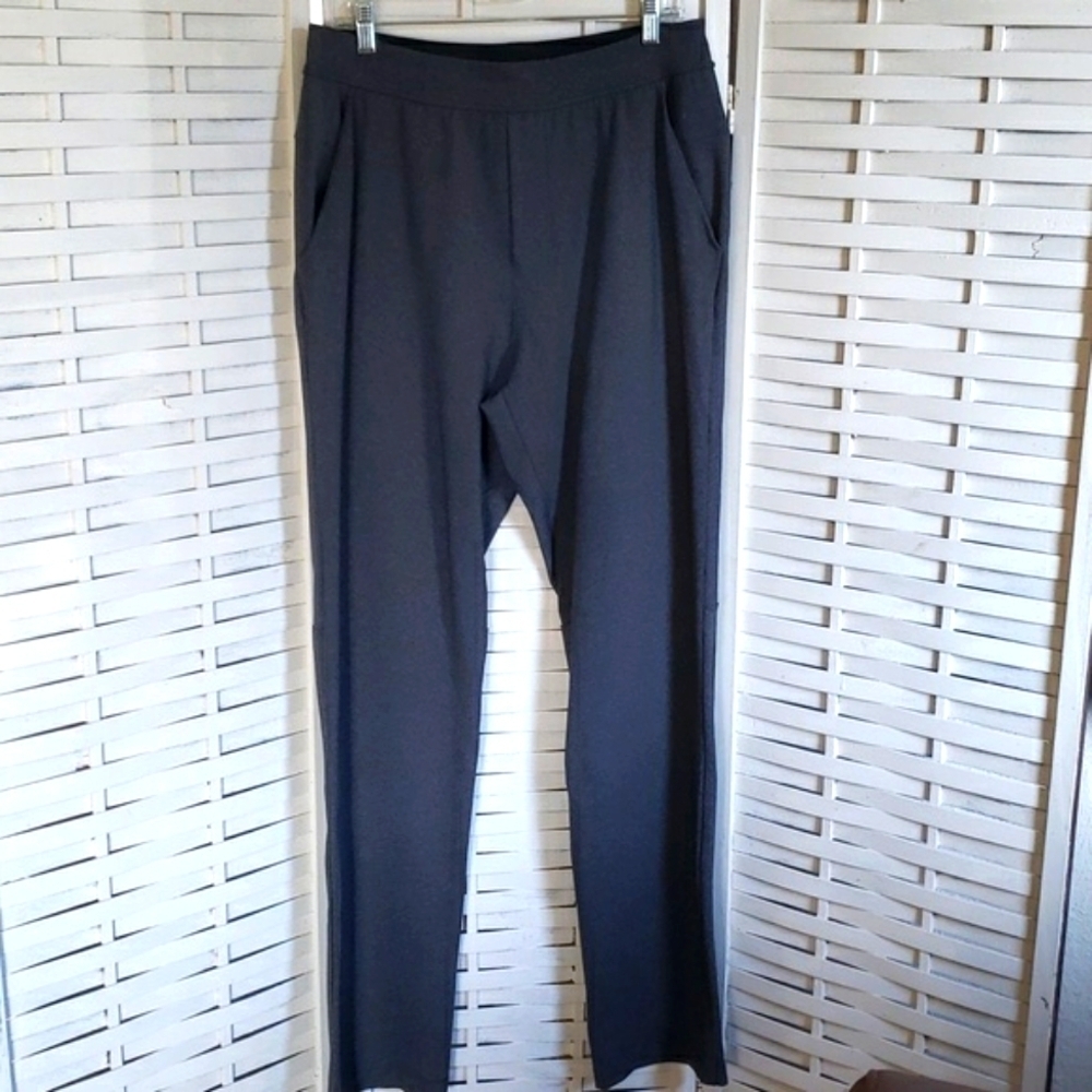 Lululemon dark gray straight leg elastic waist casual jogger mens pants …